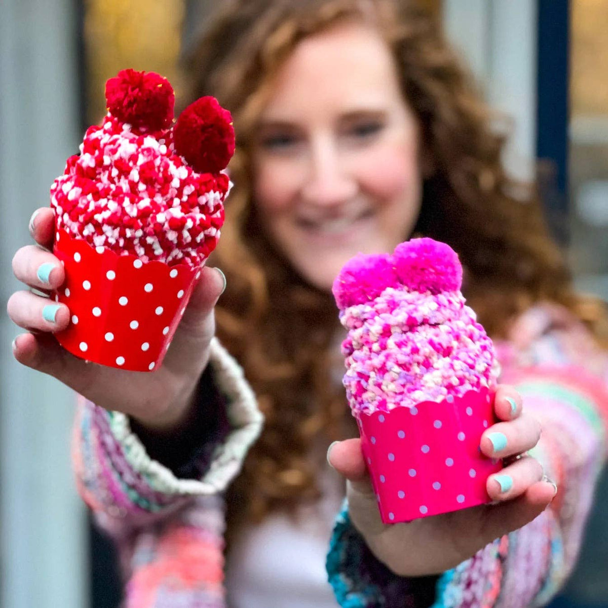 Cupcake Socks -  Handcrafted Cozy Cute Soft Everyday Gift