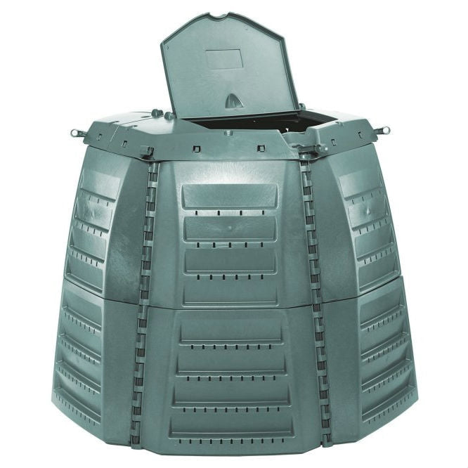 Giant Green Recycled Plastic 267 Gallon Compost Bin for Home Composting